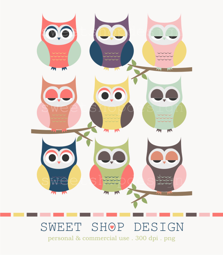 free owl clipart for baby shower - photo #13
